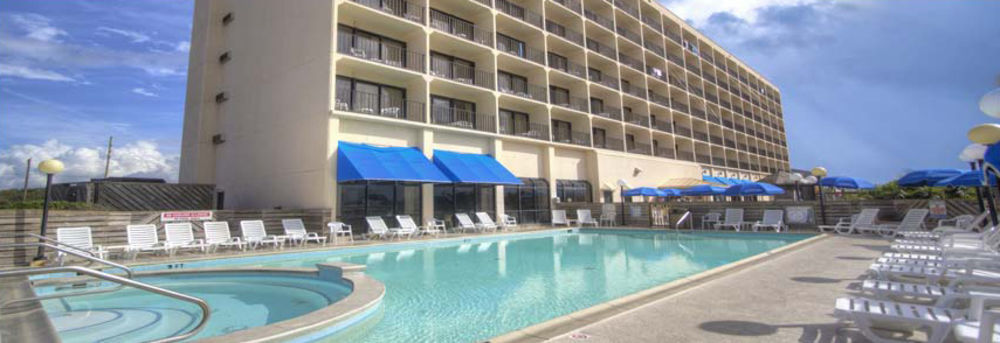 Crystal Coast Oceanfront Hotel Pine Knoll Shores Buitenkant foto